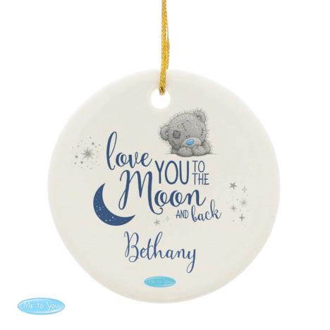 Personalised Love You to the Moon & Back Me to You Decoration £9.99